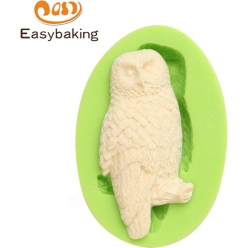 3D Owl Silicone Forms Cookie Confeitaria Muffin Mold Chocolate Candy Mould Biscuit Baking Tool Silicone Molds Cake Decorating