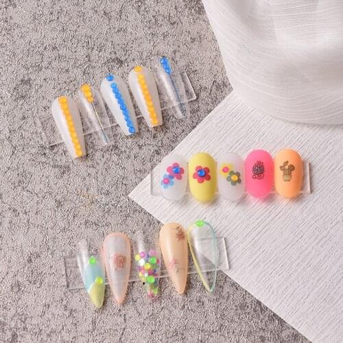 400pcs Mix Size Nail Art Rhinestones Round Fluorescent FlatBack Glass Crystal SS6-SS20 3D Fingernail DIY Decoration Accessories