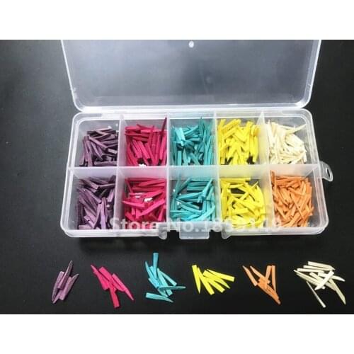 600 Pcs/Set Dental Supply Interdental Composite Contoured Wooden Wedges