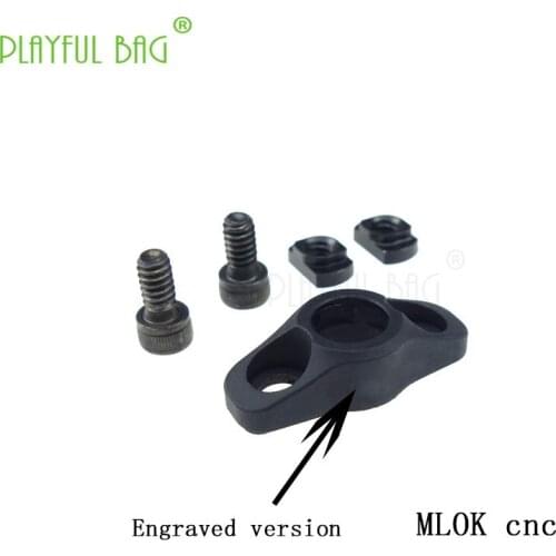 Outdoor activity CS water bullet gun accessories Duplicate MLOK version QD strap buckle base CNC fish bone QD buckle QJ110