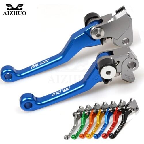 For SUZUKI RM250 RM 250 2004 2005 2006 2007-2008 CNC Aluminum Motocross dirt bike Pivot Brake Clutch Levers