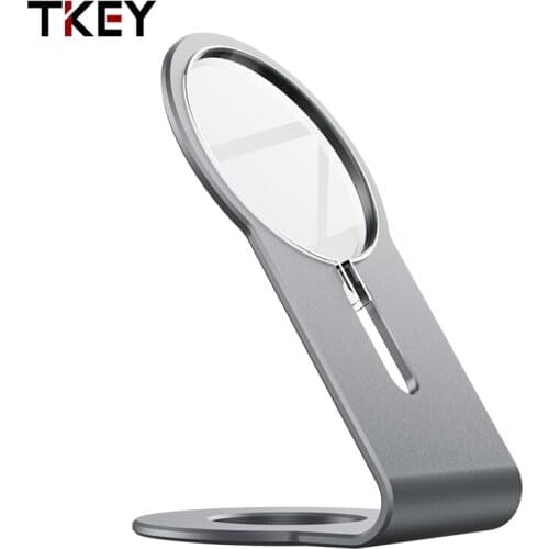 Wireless Charger Desktop Stand Aluminum Alloy Holder Quick Charging For iPhone 12 Magsafe Series Mobile Phone Base Dock Support