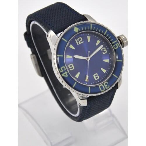 CORGEUT Luxury Top Mens Sports Sapphire Design Blue Bezel 316L Automatic Mechanical Automatic NH35A Waterproof Watch Herrenuhr