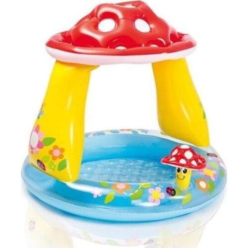 Childrens Baby Tub Mushroom Awning Inflatable Pool Ocean Ball Pool Sand Bath Tub Baby Products Bath