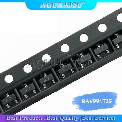 100PCS BAV99LT1G BAV99 SOT23 A7 SOT BAV99LT SOT23-3 Dual Series Switching Diode New original