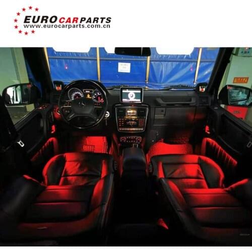 G class w463 G63 G500 G350 door panel ambient lamp for W463 G500 G350 G65 12 colors led ambient lamp Interior decorative lights