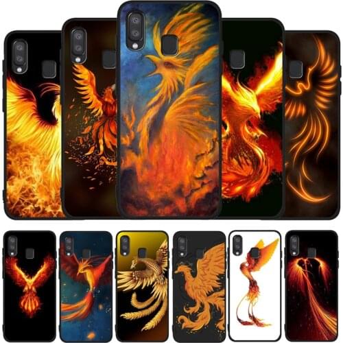 Phoenix phone Case For Samsung A10 A20E A30 A40 A50 A60 A70 M10 M20 M30S M40 A01 A21 A31 A51 A71 4G Cover