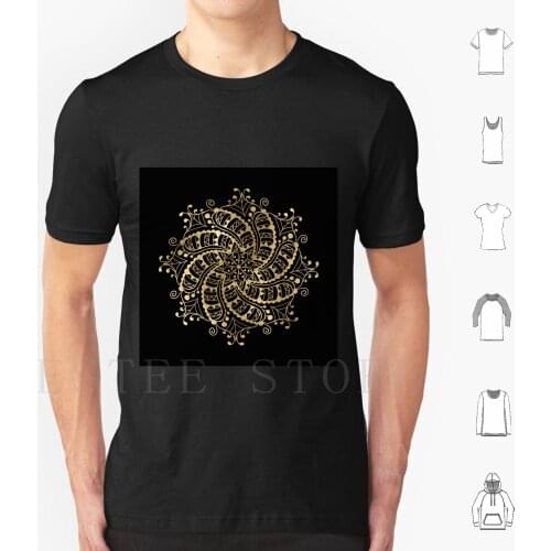 Golden Mandala Star T Shirt Print Cotton Golden Mandala Gold Mandala Gold Mandala Gold Mandala Gold Mandala Gold Mandala Yoga