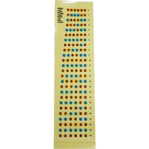 Guitar Fingerboard Frets Map Sticker for Beginner Learner Practice Fit 6 Strings Acoustic Electric Guitar