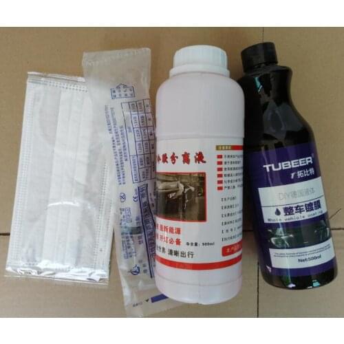 Headlamp repair tool Cold Glue Separator Liquid with whole car nano spray coating