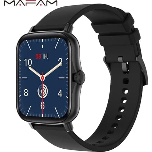 MAFAM P8 Plus 1.69 inches Smart Watch Men Women Full Touch Fitness Tracker Waterproof Smartwatch 2021 For huawei xiaomi phone