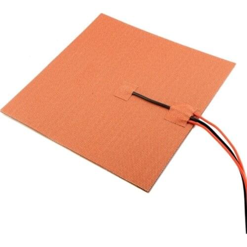 USA Material! 300*300mm Cube Silicone Heater Pad 750W@220V/110V /24V Heated Bed,Build Plate for HyperCube Evolution 3D printer
