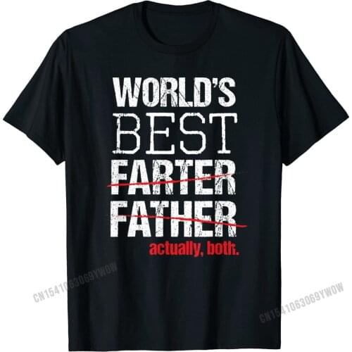 Mens Funny Best Farter Father Tshirt Greatest Dad Fart Joke Shirt Tees Coupons Funny Cotton Boy T Shirt Leisure