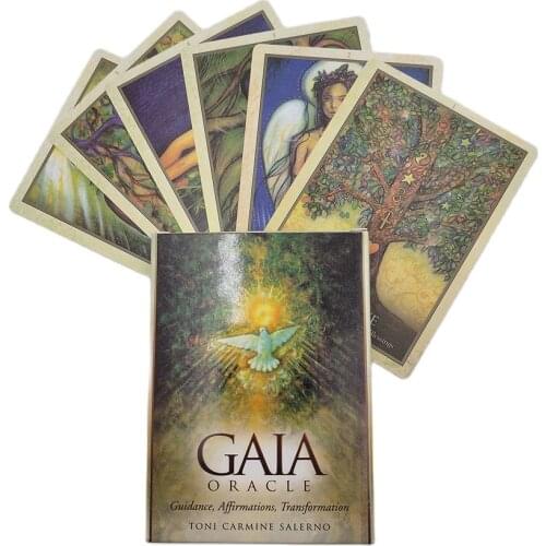 Gaia Oracle Cards Friends Party Board Game Divination Fate Gameplay 45 Card Family Entertainment Table Game