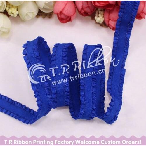 New! 13mm Stretchy Elastic Ruffle Edged #91106 Garment Accessories 50 Yards