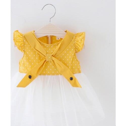 2019 New Baby Girls Dress Spring Summer Newborn baby dress Cute Cotton Soft Dresses for BABY Girl Princess Voile Mesh Clothing