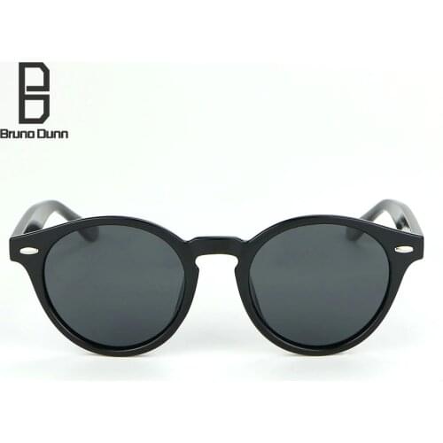 Bruno Dunn Sunglasses Polarized for Women/Men 2018 Luxury Brand Designer lunette de soleil femme Round Sun Glases Female Ray