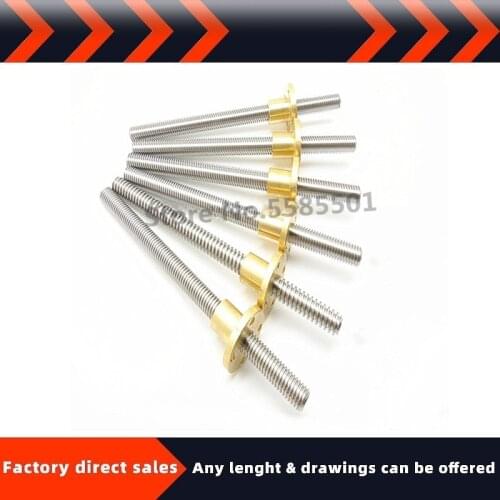 T12*2 T12*3 T12*4 T12*8 T12*10 T12*12 large lead trapezoidal screw 3D printer screw stepper motor screw nut