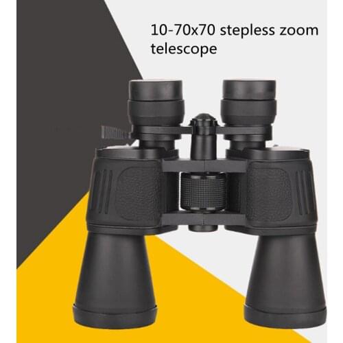 Promise zoom 10-70x70 high-definition high-quality telescope low-light night vision waterproof hunting observation telescope