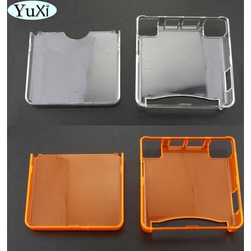 YuXi Orange Clear Protective Cover Case Shell Housing For Gameboy Advance SP for GBA SP Game Console Crystal Cover Case