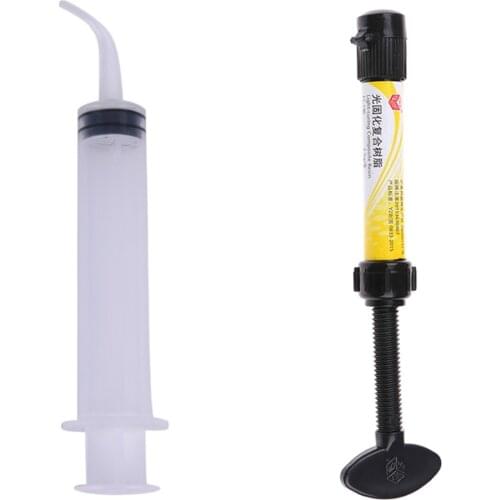 1Pcs Hot Dental Denfil Syringe Universal Composite Light Curing Resin Shade Micro Hybrid Composite