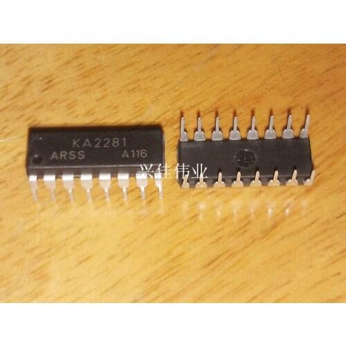 10PCS/LOT KA2281 DIP-16 DIP16 New original In Stock