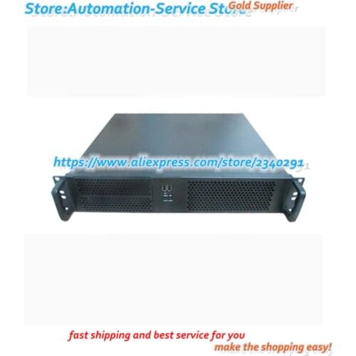 2U390 Short Chassis 2U Industrial Control Server Firewall Industrial Chassis ATX Motherboard PC Power Deep