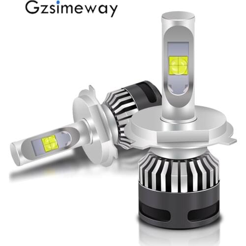 2x Car turbo led H4 H7 mini led Headlight 9005 9006 H1 H11 H8 H13 D2S D2H 13200lm XHP70 led 6000K 110W auto headlamps fog lamps