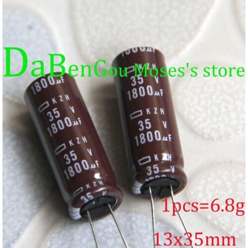 35v 1800uf +/- 20% Capacitance NCC 100% Original New Audio Capacitors Electrolytic Capacitor Radial 13x35mm