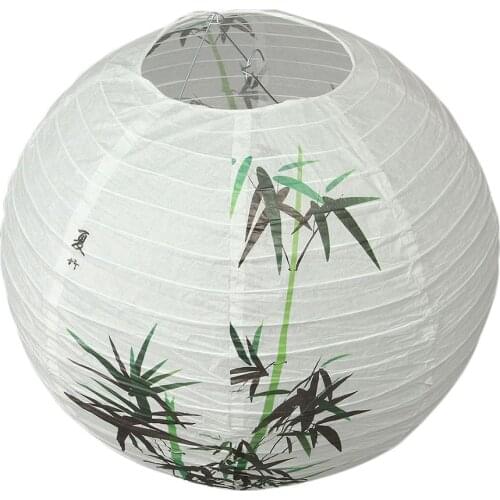 40cm Lamp Shade Paper Lantern Oriental Style Light Decoration Chinese Pattern:Bamboo