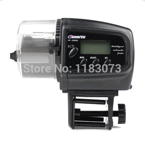 Automatic Aquarium Fish Feeder Mini Shape Fish Tank Auto Timer Pet Food Feeder LCD Display Automatic Feeders With Package Box