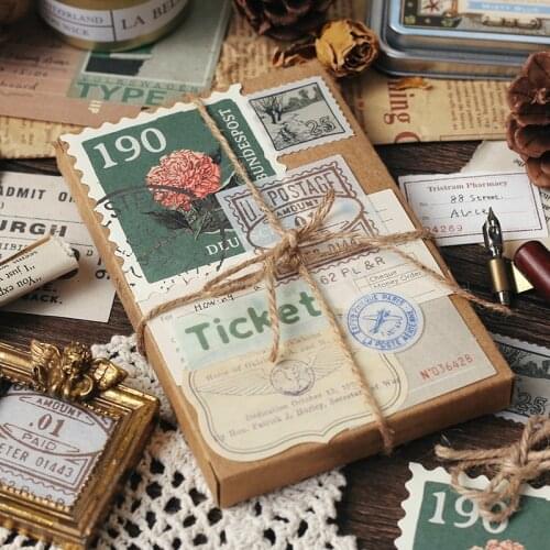 Antique Old Dreams Series Material Paper Junk Journal Planner Craft Paper Scrapbooking Vintage Decorative DIY Craft Photo Albums