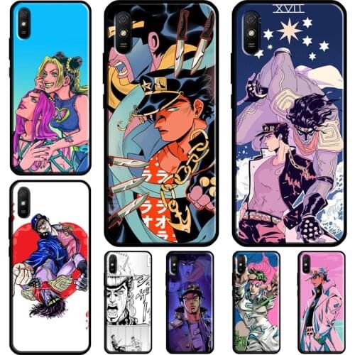 Jojos Bizarre Adventure Phone Case For Xiaomi Redmi Note 10 Pro 8 9 Pro 8T 7 9S Cover For Redmi 9T 9A 8A K40 7A 9C