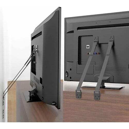 Baby Safety Metal TV Straps, DD Furniture Anti-Tip Straps Heavy Duty