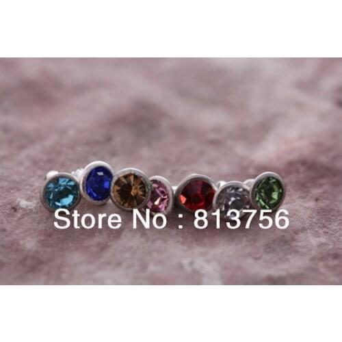 CRYSTAL metal RIVETS - new collection - choice of 7 colors in10mm