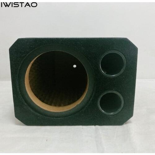 IWISTAO HIFI 8 Inch Passive Subwoofer Empty Cabinet Honeycomb HDF Board Enclosure Front Inverted Car Audio DIY