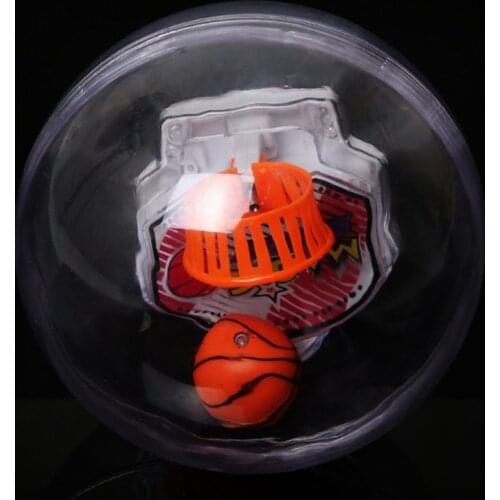 Mini Handheld Electronic Basketball Shooting Device Pressure Reducing Toy For Leisure Light + Music + Basket