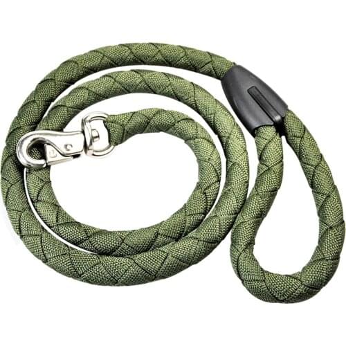 1.6 M Dog Leash Robust Retriever Lead for Large Dogs Safety Braided Leash Training Rope Nylon