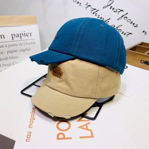 New Dad Hat Cotton Short Brim Baseball Cap Solid Color Hats for Women Men Outdoor Visor Cap Casual Snapback Hats Embroidered hat