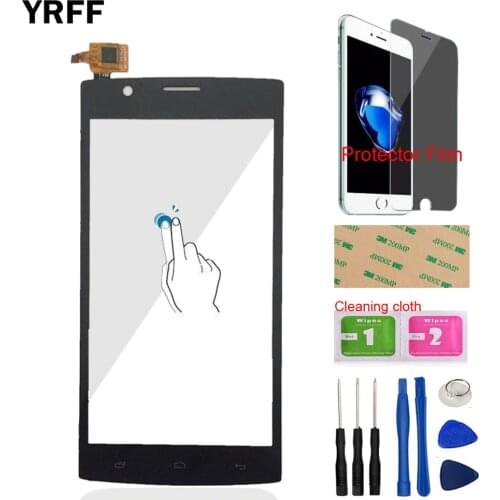 5.0'' Front Touch For Fly FS501 Nimbus 3 FS 501 Touch Screen Glass Digitizer Panel Lens Sensor Tools + Protector Film Adhesive