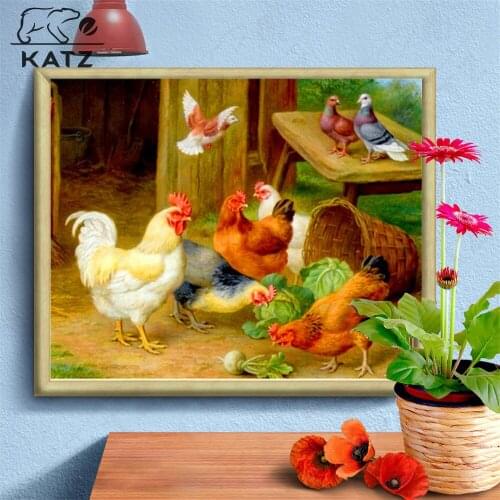 Landscape Diamond Painting Pastoral Oil Painting Embroidery Crossing Diy Country Picture Mosaic Art Gift Cross Stitch Home Decor