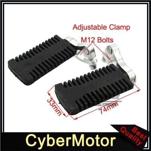 Footpegs Foot Rest Pegs For 2 Stroke 47cc 49cc Mini Moto Pocket Bike