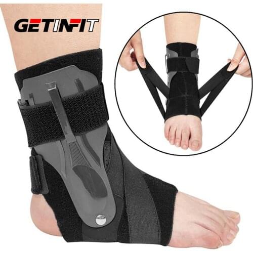 Getinfit Adjustable ankle support stabilizer bracket for twisting ankle support orthosis foot elastic plantar fasciitis splint