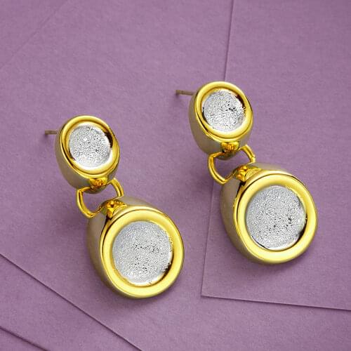 Viennois Women's Gold Earrings