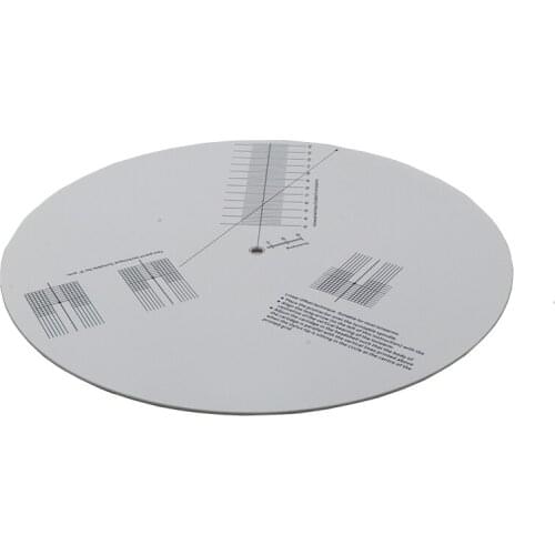 Monosaudio LP Vinyl Pickup Calibration Distance Gauge Protractor Adjustment Tool Adjustment Ruler Turntable Accessories