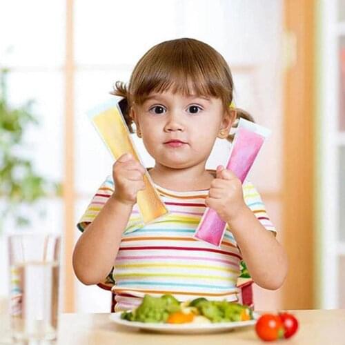 1 PC Transparent Ice Cream Bag Popsicle Plastic Pouch Bags Pouch Bag Bread Cake Chocolate Package Disposable Ice-making F3D0