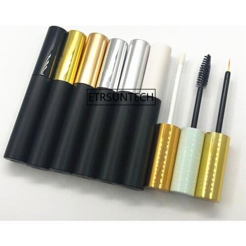 10ml Empty Lip Gloss Tube, DIY Plastic black Liquid Lipstick Container, Women Beauty Makeup Tools F1881