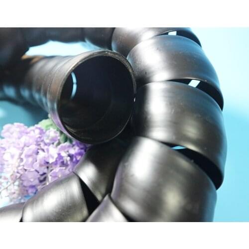 2M 80mm Spiral Wire Organizer Wrap Tube Flame retardant colorful spiral bands diameter Cable casing Cable Sleeves Winding pipe
