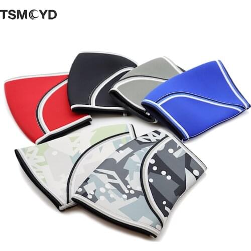 2PCS Neoprene knee Sleeves 7mm Powerlifting Gym Movement Weight Support Men Women Compression Durable Prevent Sprain knee Sleeve