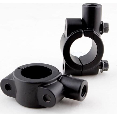 8 mm Motos Mirrors Adapter Clamp On Mount for Dirt Bike CART Buggy 7/8" Handlebar